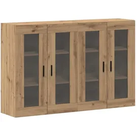 vidaXL Wandmontierte Schränke 2 Teile Kunsthandwerk Eiche 69.5x34x90 cm