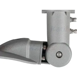 KANLUX LED Mastleuchte Aluminium 9,9 cm schwenkbar grau 200 W