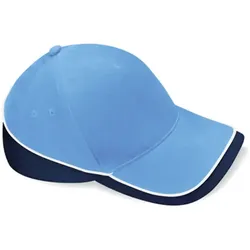 Basecap Teamwear Competition "CB171" - Sky Blue/French Navy/White