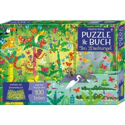 Puzzle & Buch: Im Dschungel