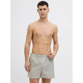 JACK & JONES JACMILANO WOVEN BOXERS 5 PACK NOOS grau S 5er Pack