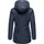 Ragwear Damen, warme wasserdichte Winterjacke mit Ziernähten und kuscheliger Kapuze Gordon Intl Navy22 Gr. M - M