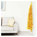 vidaXL Künstlicher Halb-Weihnachtsbaum Gold 240 cm