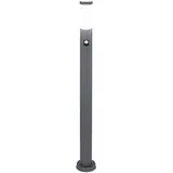 V-Tac Außen Steh Lampe Edelstahl mit Bewegungsmelder IP44 anthrazit