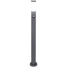 V-Tac Außen Steh Lampe Edelstahl mit Bewegungsmelder IP44 anthrazit