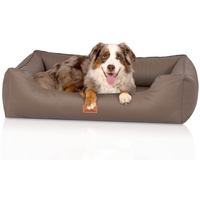 Knuffelwuff Tierbett Hundebett Lovelock, Orthopädisch braun 75 cm x 105 cm