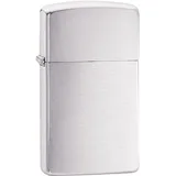 Zippo 1027009 Feuerzeug, 1600 Chrome, Brushed Slim
