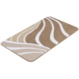 Kleine Wolke Badteppich, rechteckig, 60x100 cm, Textiles Vertrauen - Oeko-Tex®, für Fußbodenheizung geeignet, rutschhemmend beschichtet, fußbodenheizungsgeeignet, grau