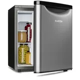 Klarstein Kühl-/Gefrierkombination HEA19-Yummy-47-bl 10045896, 51 cm hoch, 45 cm breit, Bier Hausbar Getränkekühlschrank Hotel Mini Fridge silberfarben