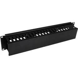 StarTech.com 2 HE 19 Rangierpanel / Kabelordner Kabelmanagement mit Abdeckung -