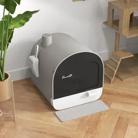 PawHut Katzentoilette 43 x 44 x 47 cm Grau