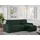 MKS Meble Ecksofa Cord 2-Sitzer Grün