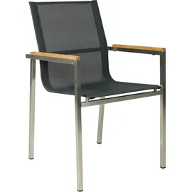 Greemotion Sydney 3 Edelstahl Silber-Dunkelgrau 5-tlg.