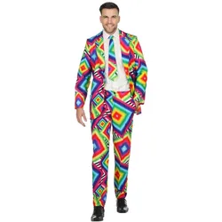 Irrer Psychedelic Partyanzug für Herren - 48