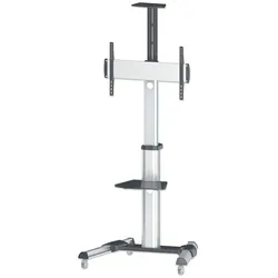 Manhattan Universal Multimedia TV Wagen Schwarz/Silber