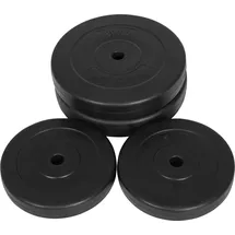 GYRONETICS E-Series Hantelscheiben-Set, M 25mm 30 kg SCHWARZ|SCHWARZ|SCHWARZ 30kg