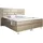 IHG Boxspringbett Nizza 180x200 cm Kunstleder Muddy