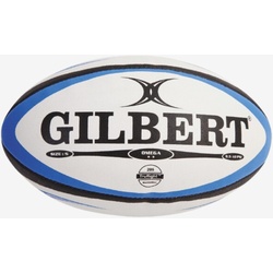 Rugby Ball Grösse 5 - Gilbert Omega weiss/blau, EINHEITSFARBE, 5