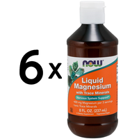 (1422 ml, 89,46 EUR/1L) 6 x (NOW Foods Liquid Magnesium - 237 ml.)