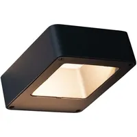 Nowa Außenwandlampe LED Fassadenleuchte Gartenlampe Terrassenleuchte Anthrazit H 14cm