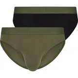 Bruno Banani Slip 2 St. grün/schwarz XL