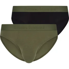 Bruno Banani Slip 2 St. grün/schwarz XL