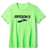 Brooks Herren Distance Short Sleeve 3.0 grün
