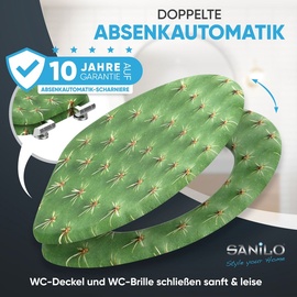 Sanilo WC-Sitz mit Absenkautomatik Kaktus
