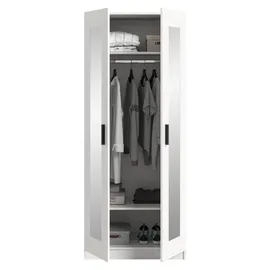 xonox.home Wäscheschrank Visby 80 x 195 x 56 cm Weiß