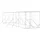 vidaXL Outdoor-Hundezwinger 2 x 10 x 2 m Stahl Silber