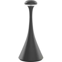 Akku-Tischleuchte Nudrop 210mm mini graphitgrau