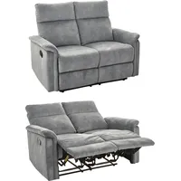 Luma-home schönes für dein zuhause 2-SITZER-RELAXSOFA 130/90/100 cm Federkern,