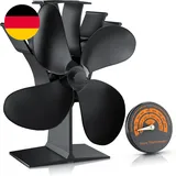 Brandson - Ofenventilator Wärmebetrieben - Kamin Ventilator - Lüfter Für Kaminöf