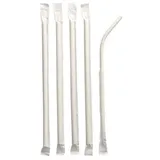 Papstar 100 PAPSTAR Strohhalme pure weiß