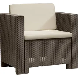 Dmora Ganimede Loungeset für draußen braun
