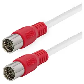 Maxtrack SAT Anschlusskabel 1x F-Stecker 1,50 m Weiß