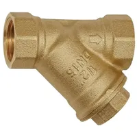 Riegler Schmutzfänger, Messing blank, G 3/4, DN 20, MW