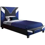 X Rocker Cerberus MKII 90 x 190 cm Schwarz/Blau/Weiß