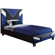 X Rocker Cerberus MKII 90 x 190 cm Schwarz/Blau/Weiß