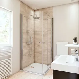 Breuer Duschrückwand Fliesenoptik Beige