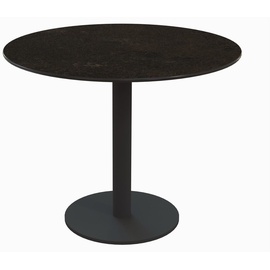 Niehoff Klapptisch Bistro anthrazit rund - 70 cm rund HPL Graphit-Design