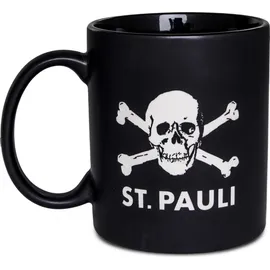FC St. Pauli Kaffeebecher Totenkopf 2023 Unisex Schwarz