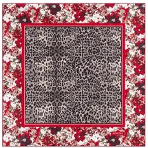 Roeckl Wild Gallery 53x53 Tuch, Multi red, 53 x 53 cm - 53 x 53 cm