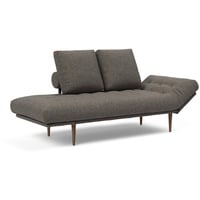 INNOVATION LIVING Schlafsofa Rollo Styletto Stoff Dark Grey