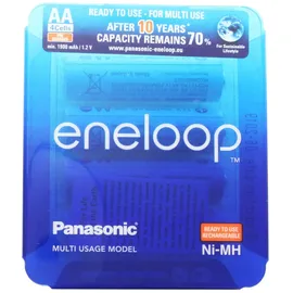 Panasonic eneloop Standard (ehem. Sanyo eneloop Standard) Akku Mignon HR-3UTG 4er BonusPack mit AccuSafe