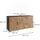 Vicco Waschbeckenunterschrank 2 Schubladen 120,1 x 60,6 x 41,0 cm Anthrazit/Goldkraft Eiche
