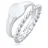 Elli Ring-Set Siegelring Basic Bandring Twist 2er Set 925 Silber silberfarben 56 mm