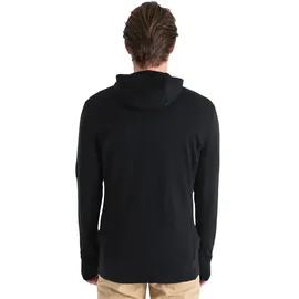 Icebreaker Merino 260 Quantum Reißverschlusspullover Herren Schwarz S