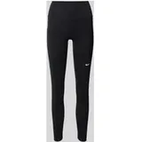 Slim Fit Leggins mit Logo-Print, Black, L
