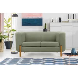 2-Sitzer INOSIGN "Gaut", grau (hellgrau), B:160cm H:76cm T:88cm, Sofas, 2-Sitzer
